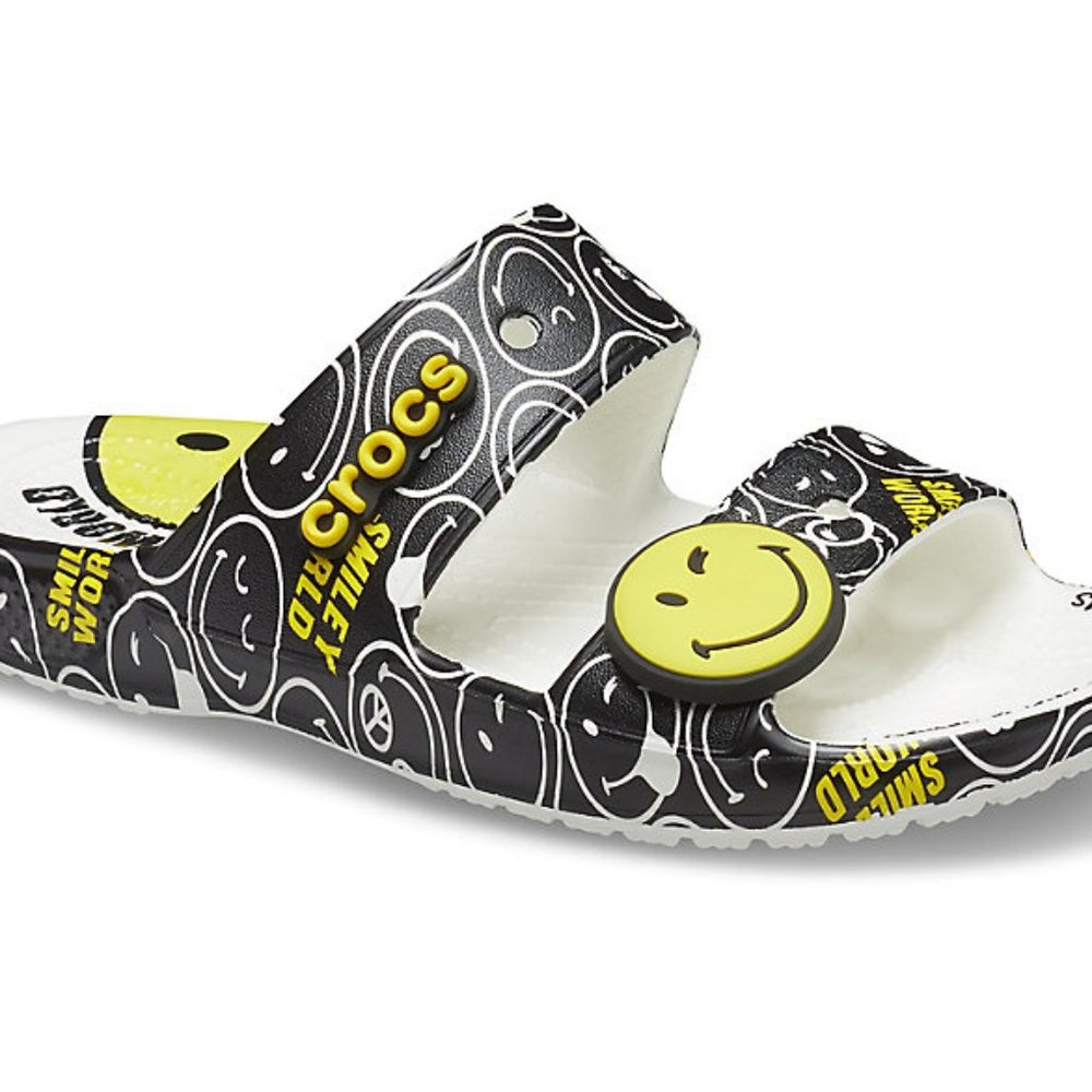 CROCS SMILEY DOUBLE STRAPS UNISEX